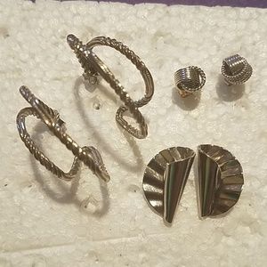 Silver earrings